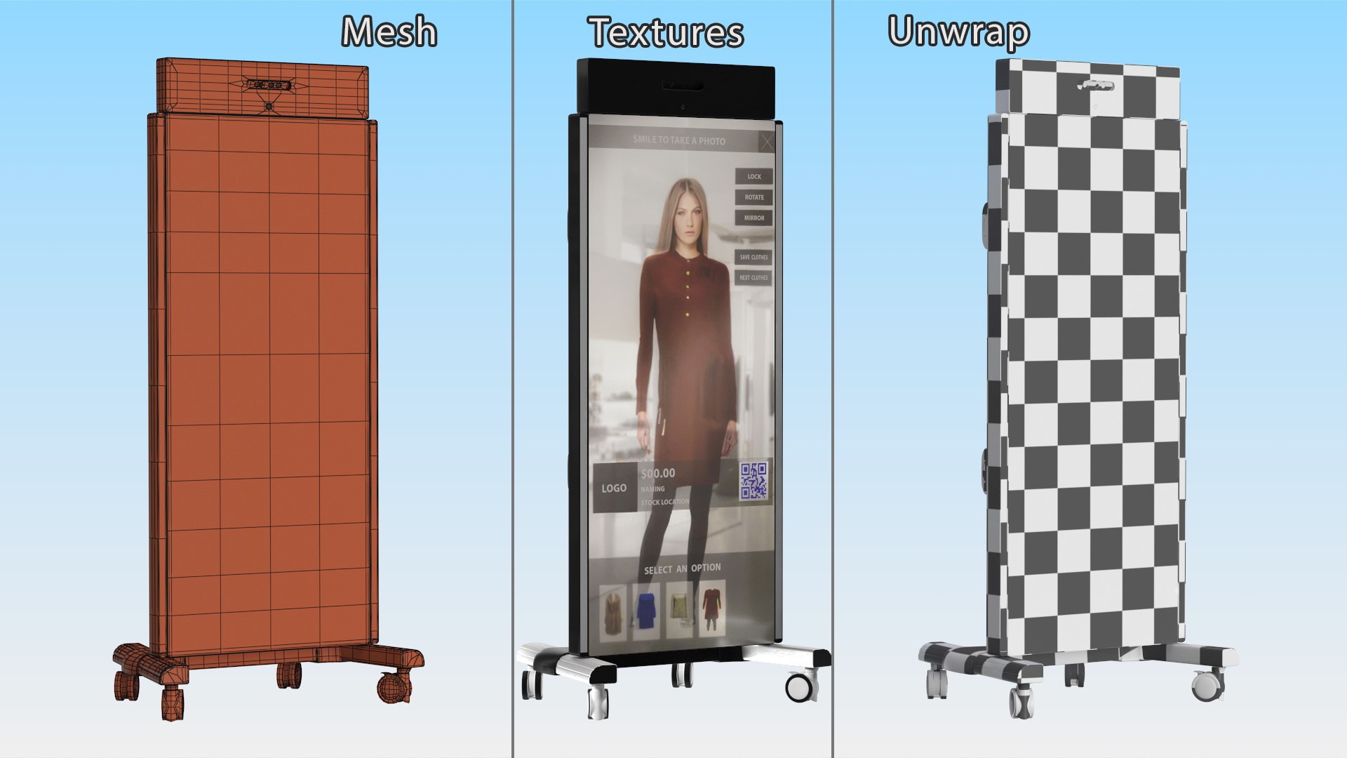 Virtual Dressing Mirror 3D model https://p.turbosquid.com/ts-thumb/Re/HENcnl/iH/virtualdressingmirror3dsmodel015/jpg/1707054341/1920x1080/fit_q87/bf961b2193d0609be2d53244d345acb152c224fd/virtualdressingmirror3dsmodel015.jpg