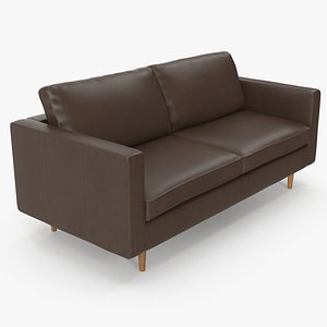 3D Loveseat - Leather