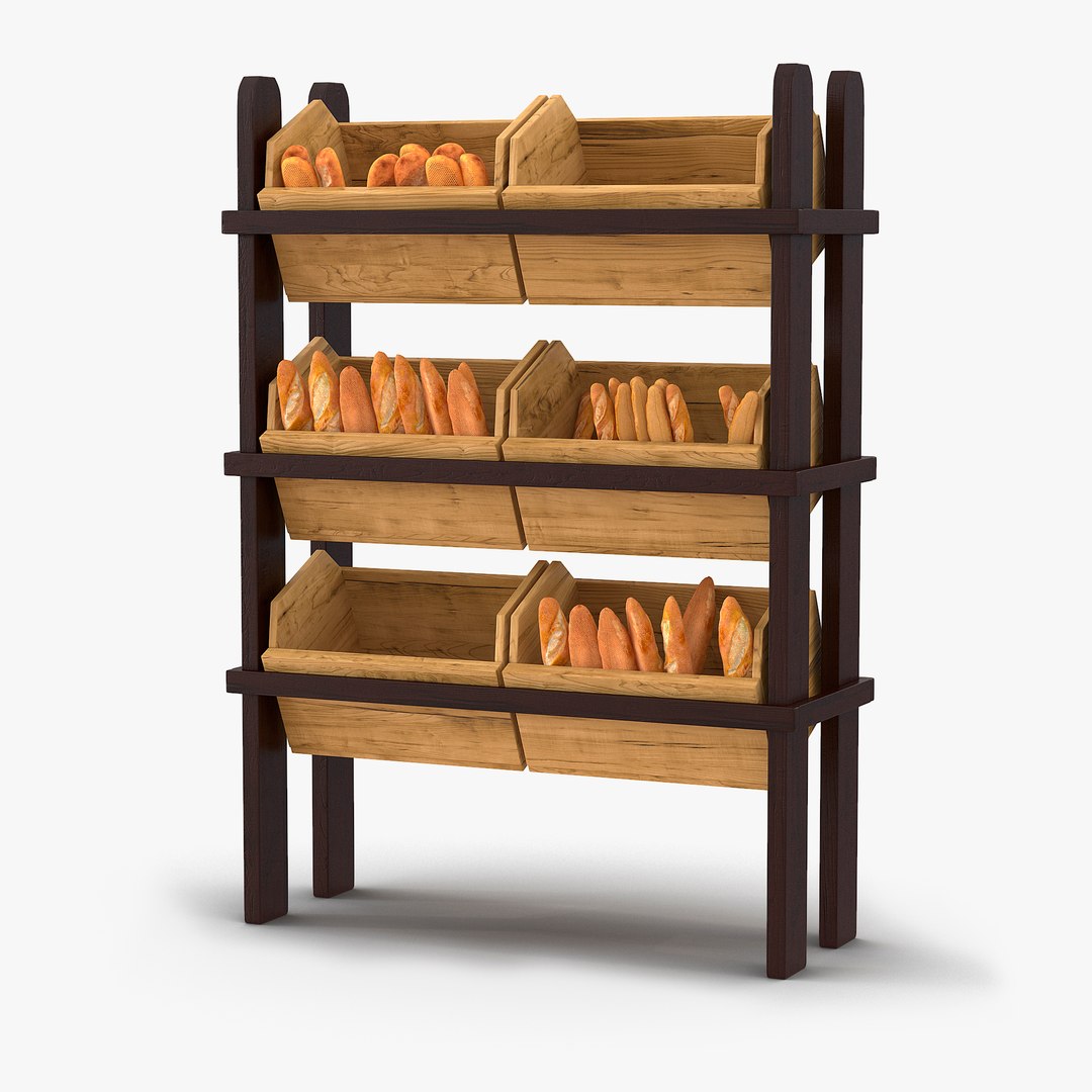 Bakery Display 3 3D model preview