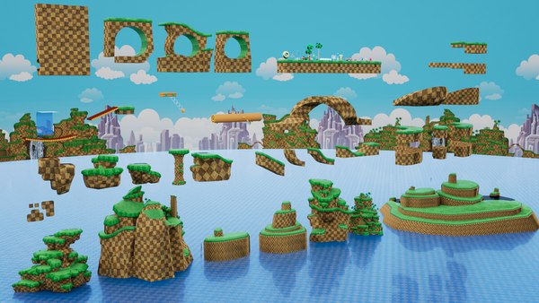 3D модель Sonic BUILDER - TurboSquid 1953802