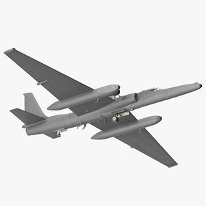 Reconnaissance Aircraft Grey Rigged