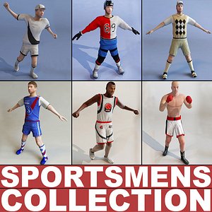 sportsmens games modelled 3d model
