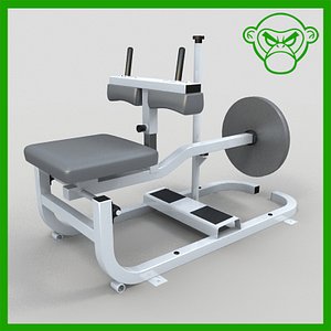 seated calf