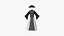 Samurai Old Outfit A09 Bianco Nero - Design di abbigliamento di carattere