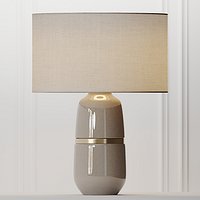 COX & COX Banded Ceramic Table Lamp
