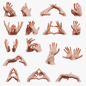 16 Duo Male Posed Hands