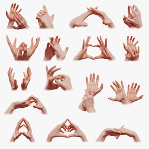 16 Duo Male Posed Hands