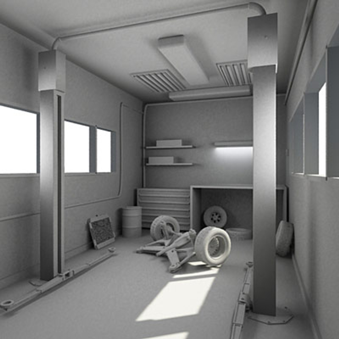 3d model small car service