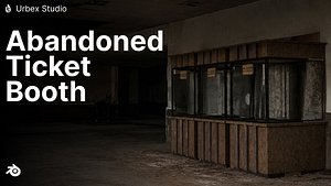 Abandoned Ticket Booth 3D