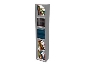 3ds max bookcase books