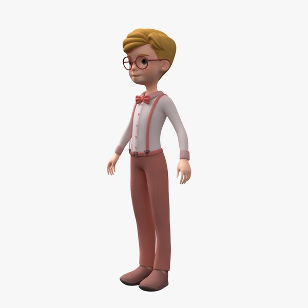 casual boy 3D model