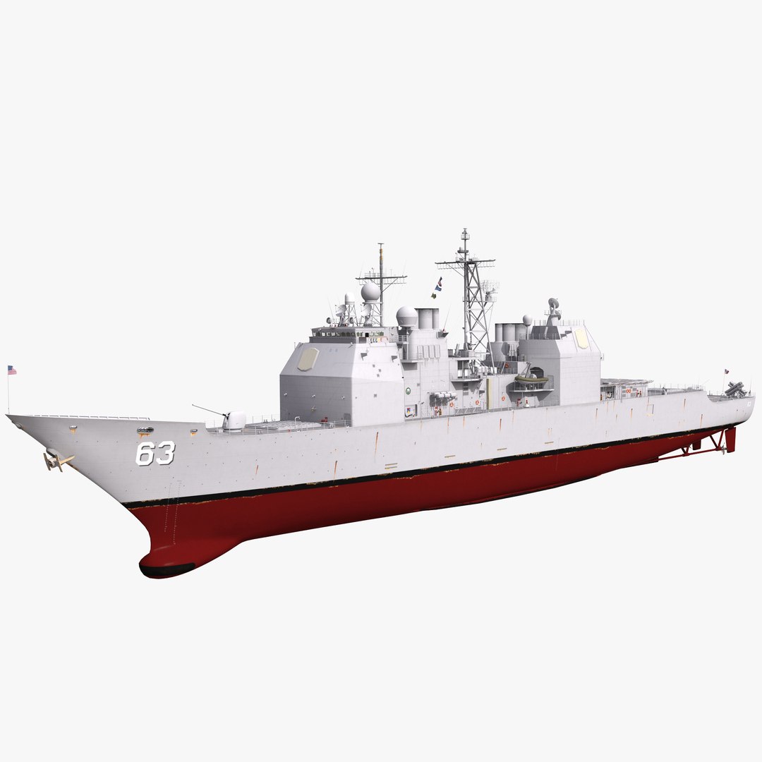 USS Cowpens CG-63 3D Model 3D model preview