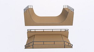 Skatepark Ramp 3D model