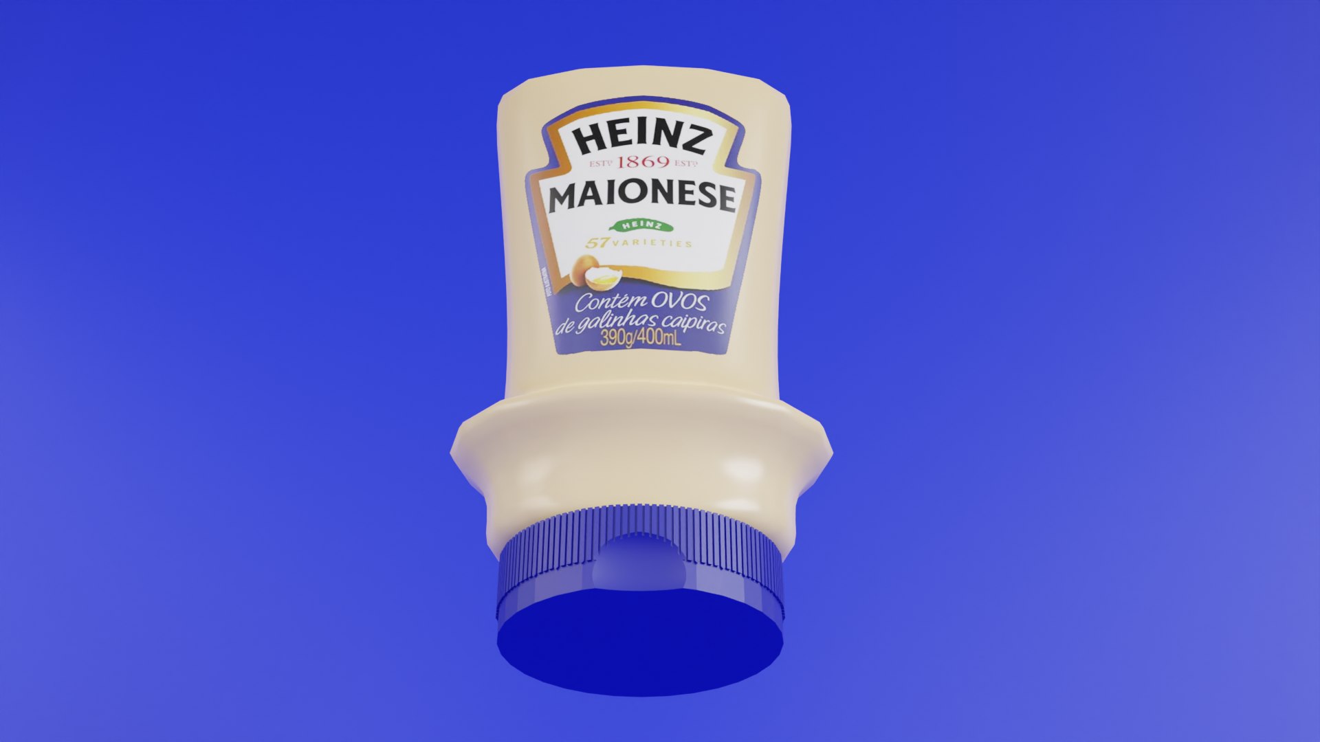 3D Mayonnaise Bottle TurboSquid 2027693