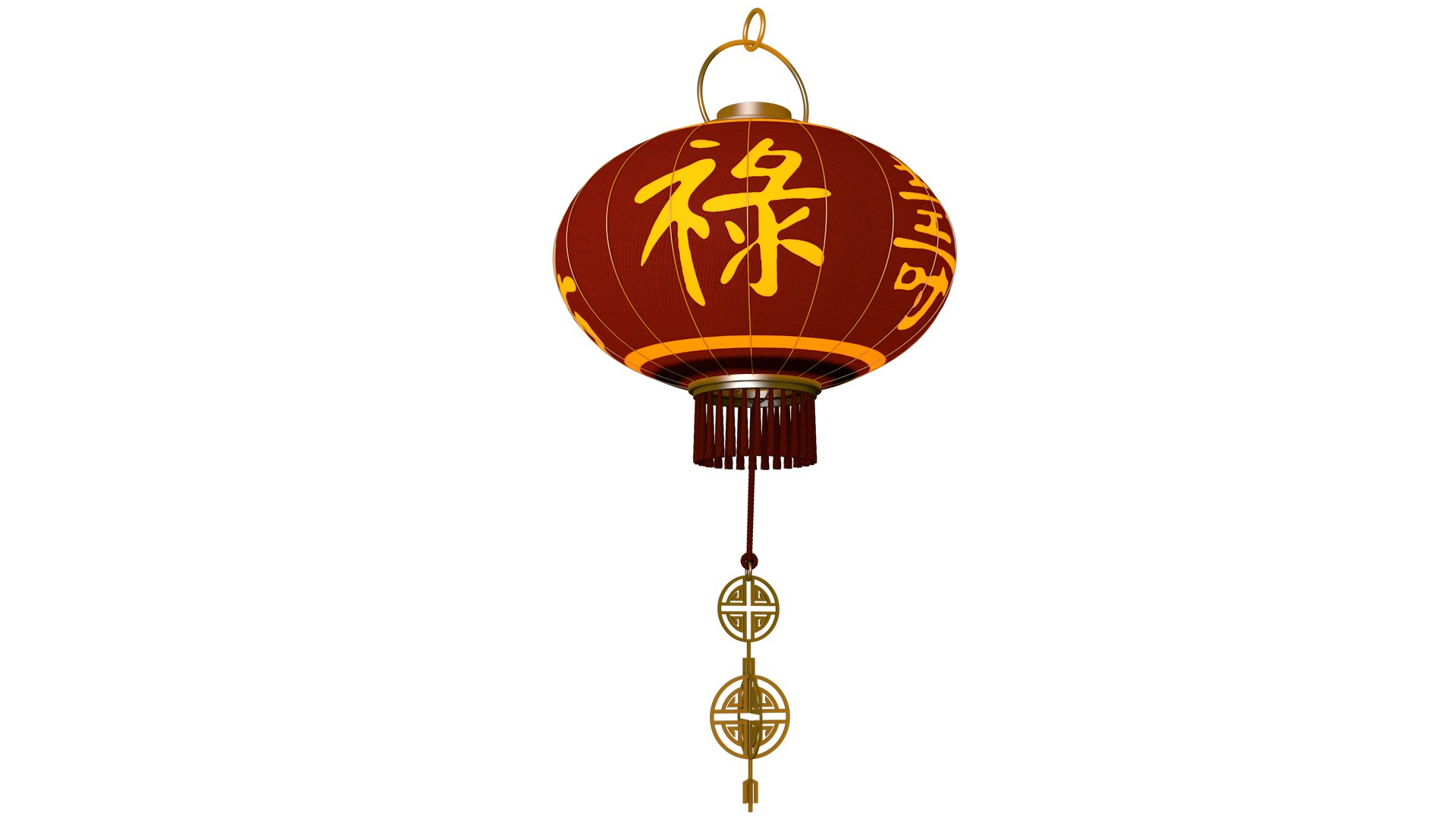 Chinese New Year Lantern 3D - TurboSquid 1240052