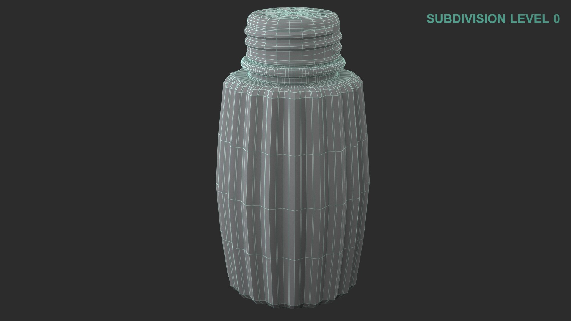 Salt Shaker 3D https://p.turbosquid.com/ts-thumb/Re/w1AgNl/FK/wireframe0007/jpg/1661148876/1920x1080/fit_q87/94f18845031a27aa30bb7964c9d8c959faa37a54/wireframe0007.jpg