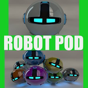 robotic pod 3d model