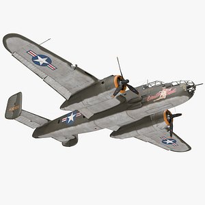 b-25 mitchell medium bomber 3D model