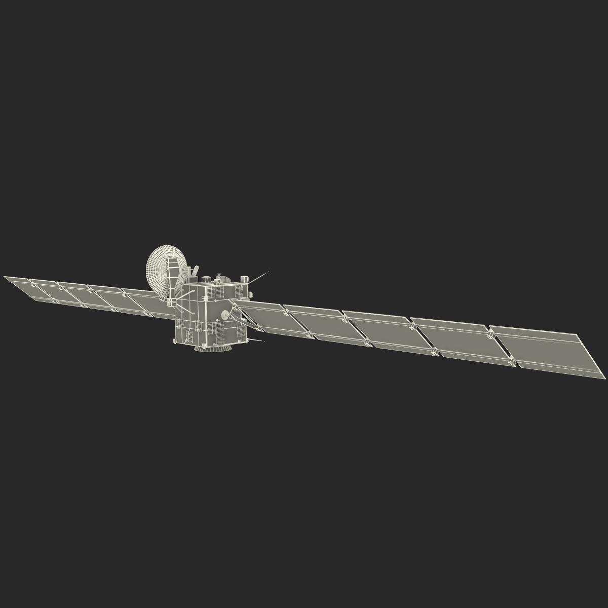 rosetta spacecraft probe 3d model