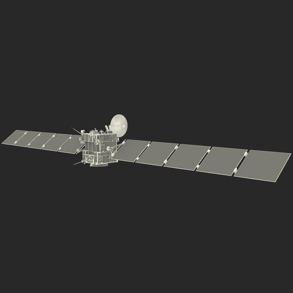 rosetta spacecraft probe 3d model