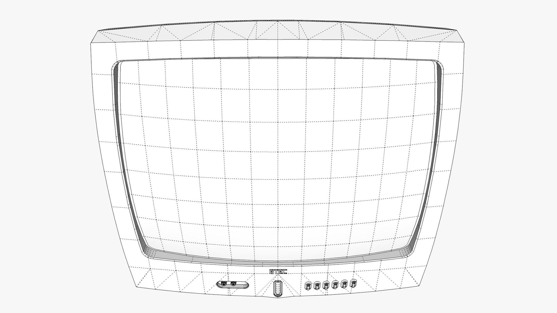 CRT Television Circa Early 2000s 3D Model - TurboSquid 2259956