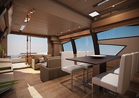 Yacht Ferretti 720 (Interior)