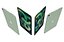 3D Apple iPad Air 4 2020 Green Low Poly