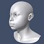 Modelo 3d de cabeza de niño africano