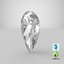 3D Pear Cut Diamond
