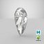 3D Pear Cut Diamond