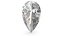 3D Pear Cut Diamond
