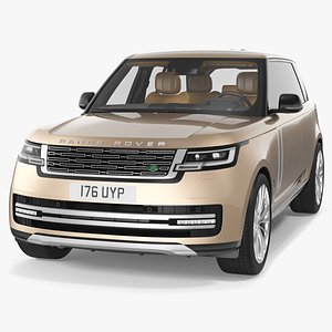 Range Rover 2022 Lights OFF Rigged model