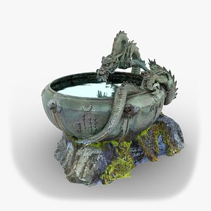 Japanese Dragon Fountain