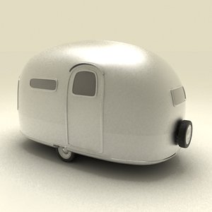 basic airstream trailer 3ds