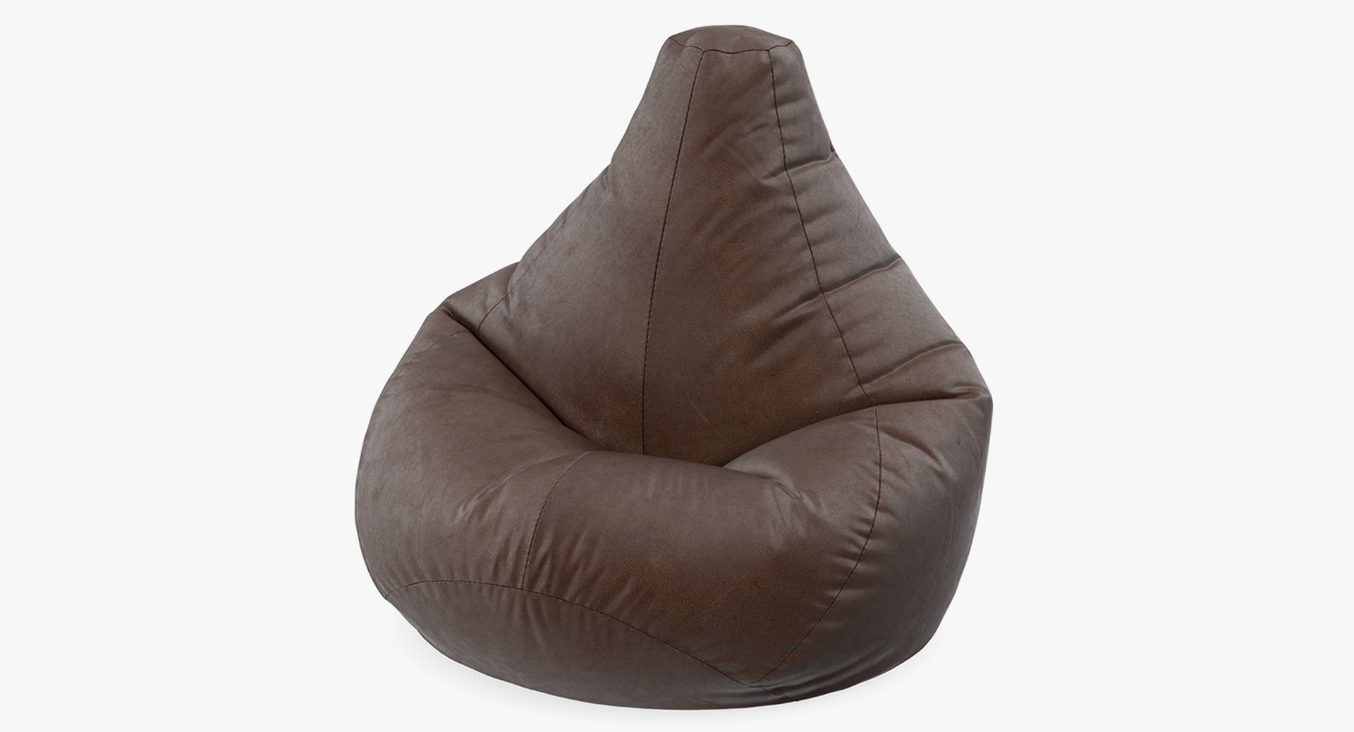 Leather Bean Bag Chair 3D model preview