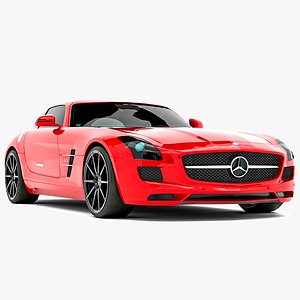 3D model Mercedes-Benz SLS AMG