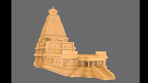 Brihadisvara Temple 3D model