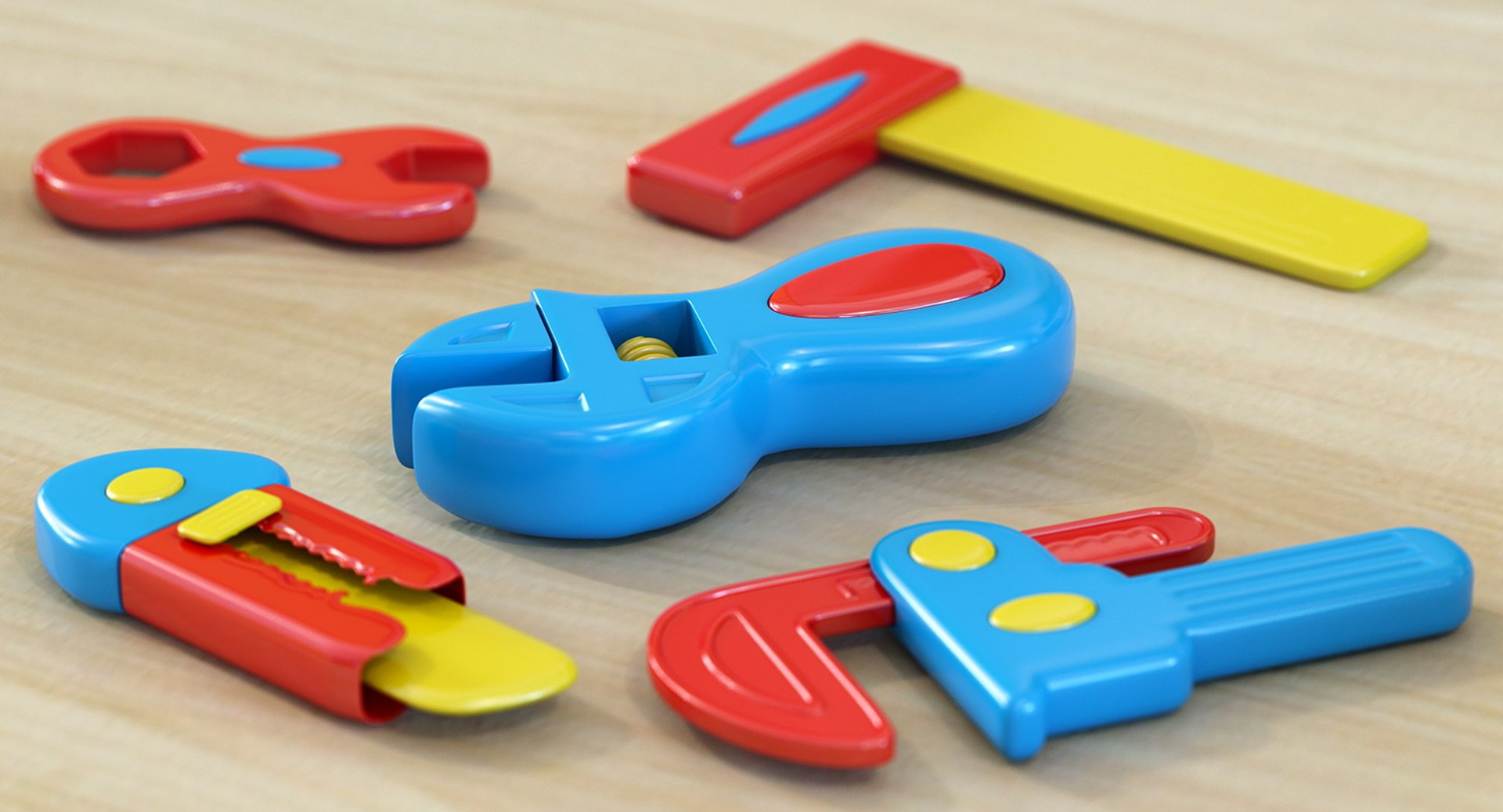 Toy Pliers 3D Model - TurboSquid 1356776
