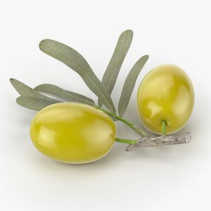 3d realistic olives real