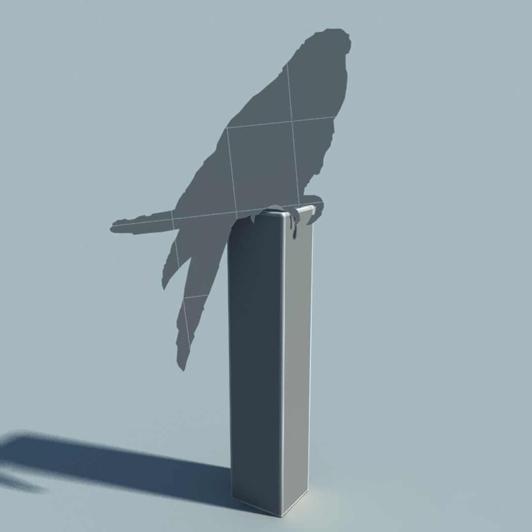 3d Model Plane Parrot