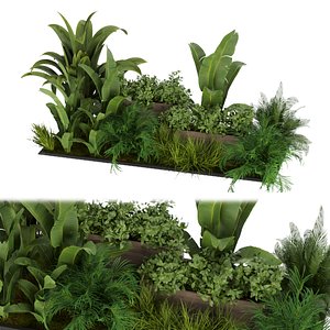 3D model Collection plant vol 319 - Urban environment - blender - 3dmax