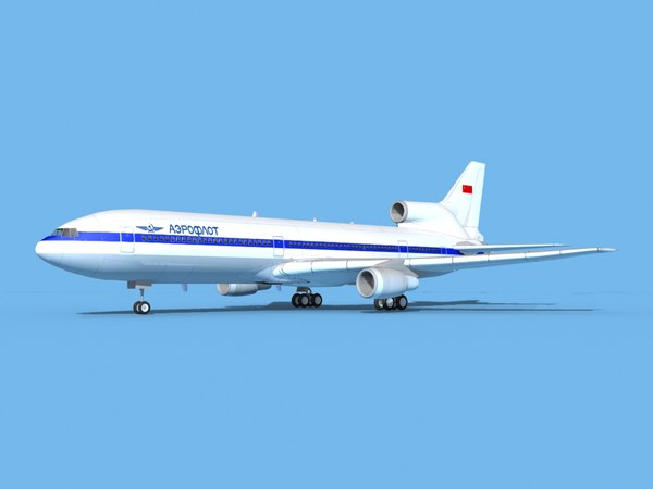 3D модель Lockheed L-1011-10 Аэрофлот - TurboSquid 1488825