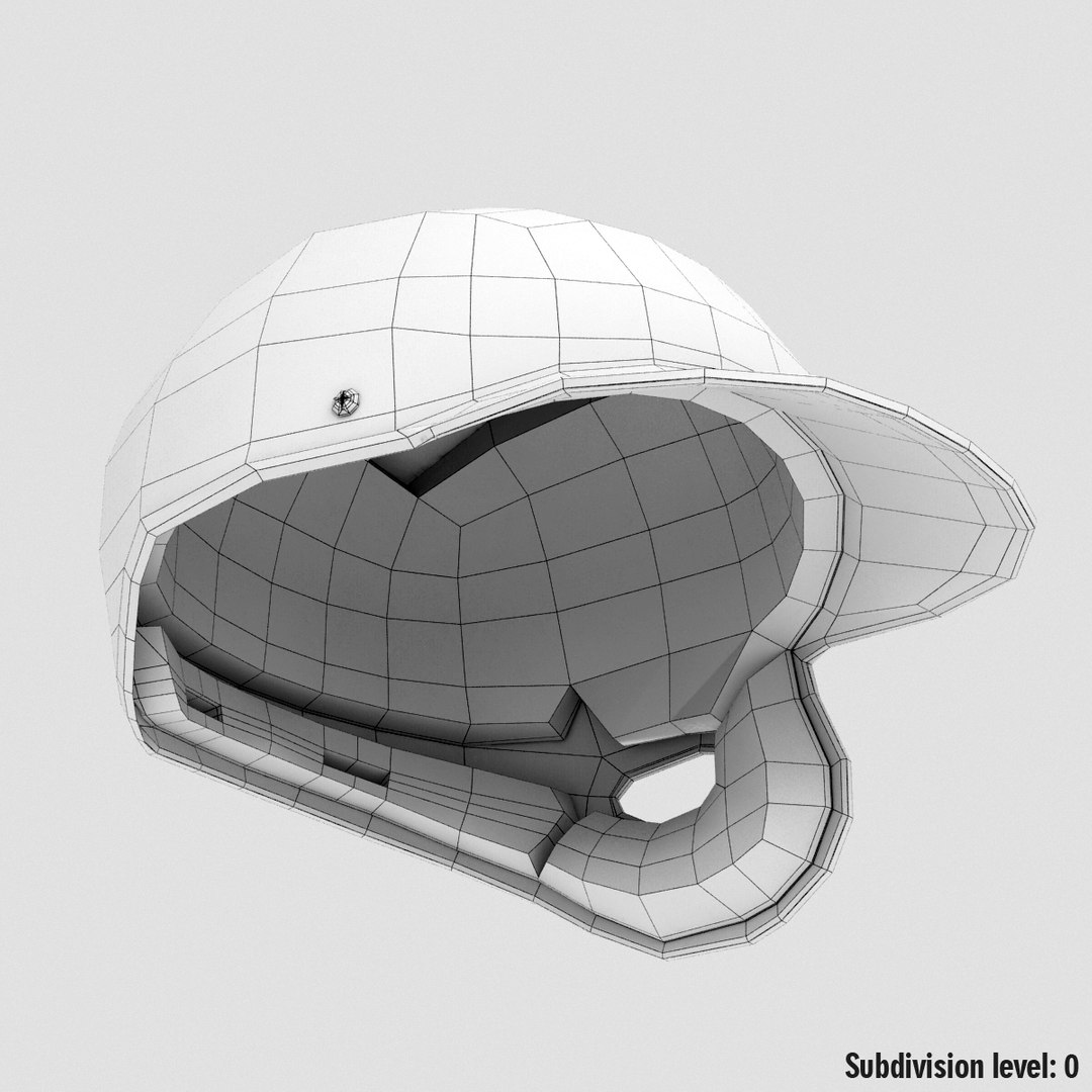 3D Generic Helmet Baseball - - TurboSquid 1161729