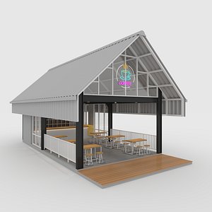 3D Cafe Modern 7 model