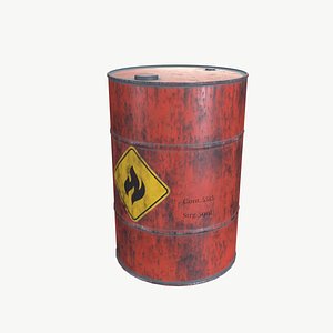 3D model Oil Barrel