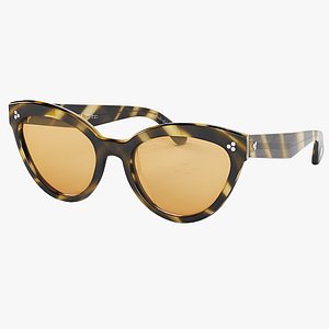 Oliver Peoples Roella Cocobolo Brown Polar Sunglass