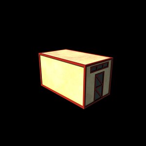 3D Container House 07 3D model model