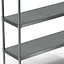 3d model standing shelving unit stainless steel