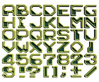 Sci-fi 8bit font