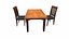 Alter Holztisch und Stuhl Low-Poly PBR